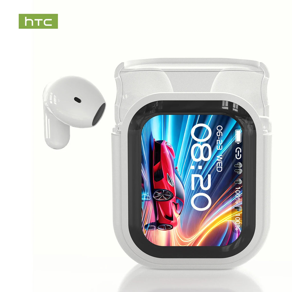 HTC NE20 Translator Earbuds with Touchscreen Case, 6-in-1 Translation & ANC