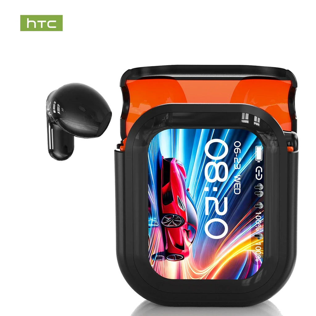 HTC NE20 Translator Earbuds with Touchscreen Case, 6-in-1 Translation & ANC