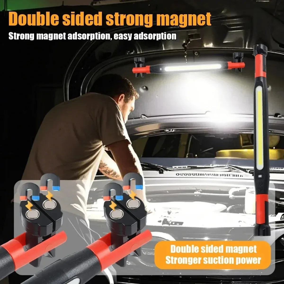 MagniBeam™ Work Light 🔦⚡ — Hands-Free Brightness Anywhere