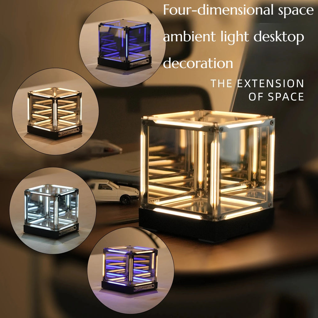 InfinityGlow™ Cube ✨🔮 — Mesmerizing 4D Light Illusion